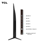 Smart TV TCL 65 Polegadas QLED 4K P7K WiFi Bluetooth Google TV HDR10+ Dolby Atmos Dolby Vision 65P7K