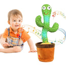 Cacto Pelúcia Dançarino Dançante Toca Musica Repete Sua Voz e Fala - Alfashop