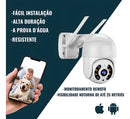 Câmera Externa Wi-Fi Smart Camera ABQ-A8 Ip Prova D'água Infravermelho HD Cor Branco Sem cartão - Alfashop