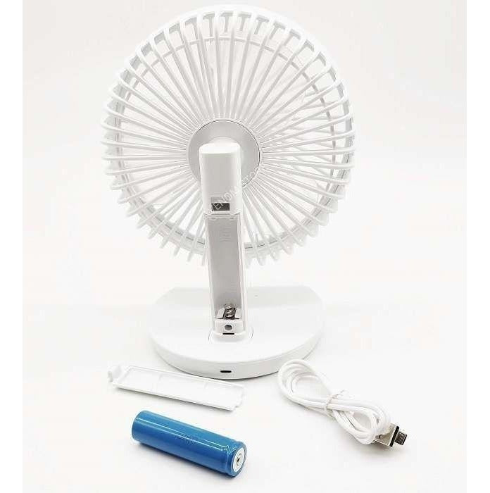Mini Ventilador Para Mesa De Casa E Escritório Bateria - Alfashop