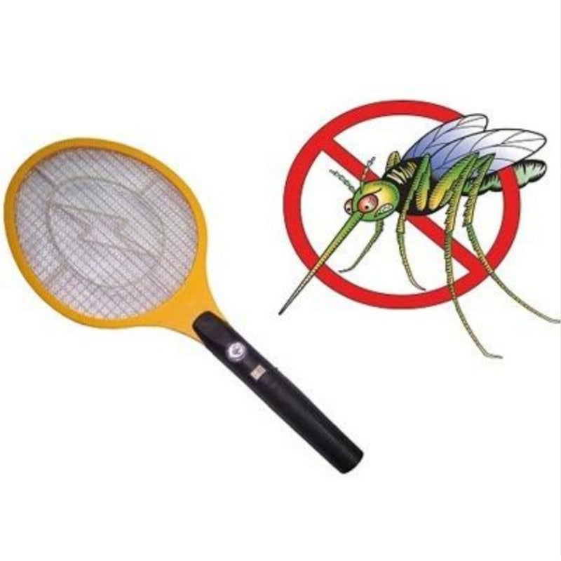 3 Raquetes Elétrica Mata Mosquito Da Dengue Recarregável - Alfashop