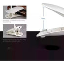 Luminária Mesa Led Recarregável S/ Fio Touch Abajur C/garra Cor da cúpula Branco Cor da estrutura Branco - Alfashop