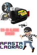 Trava Cadeado De Freio Disco Com Alarme Sonoro Para Moto - Alfashop