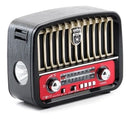 Radio Retro Vintage Am Fm Bluetooth Sd Usb Reca Altomex J108 - Alfashop