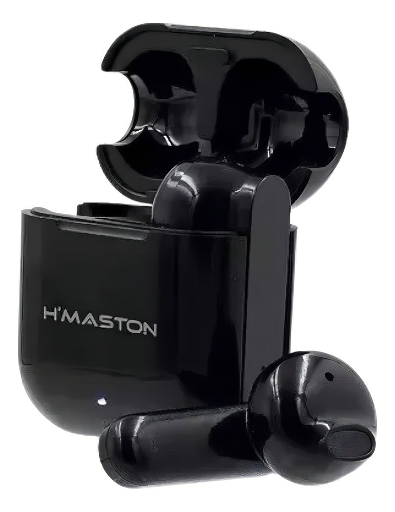 Fone De Ouvido Bluetooth Estéreo Rs11 - H´maston C Cor Preto Luz Cinza - Alfashop