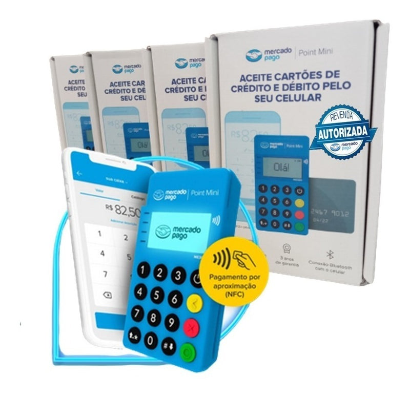 20 Maquinetas Maquininha Point Débito Crédito Nfc Atacado - Alfashop