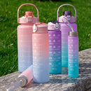 Kit 3 Garrafas Água Lançamento Galão Squeeze 2l 900ml 500 - Alfashop