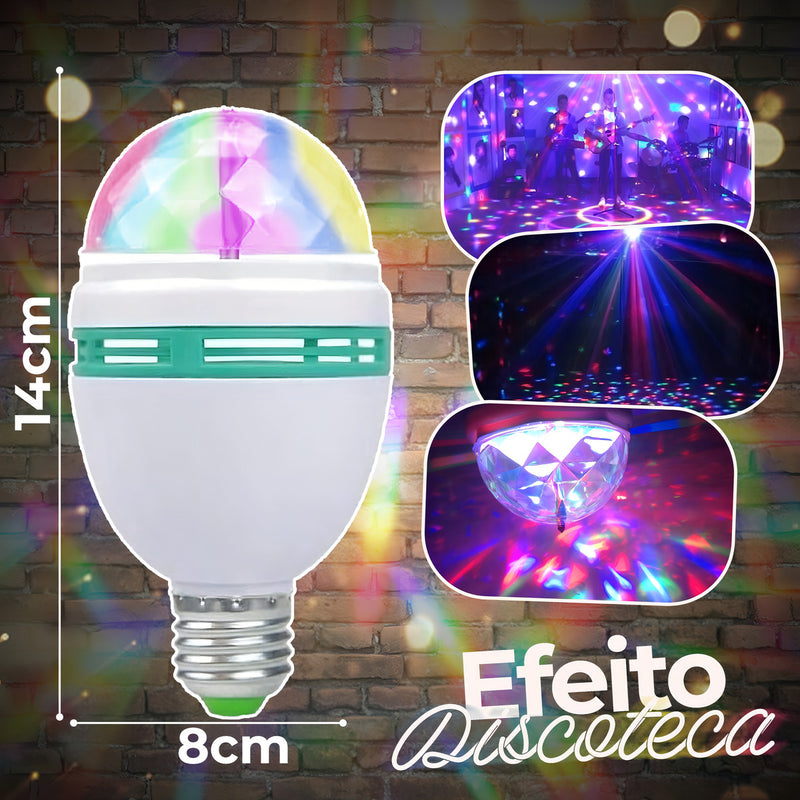 Lampada Globo Colorida + Lâmpada Luz Neon Iluminacao Balada 110v - Alfashop