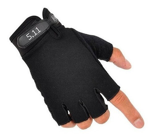 Luva Motociclista Tática Militar Airsoft Meio Dedo Ciclismo - Alfashop