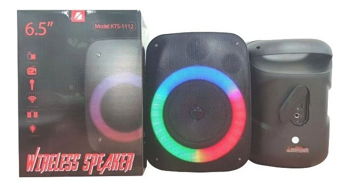 Caixa De Som Bluetooth Portátil Alto Falante Amplificada Kts - Alfashop