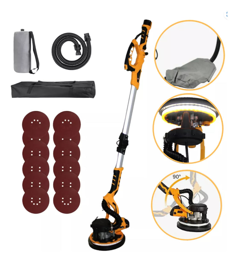 Lixadeira Elétrica Profissional Teto E Parede 1000w - Alfashop