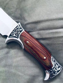 Faca Tática De Caça Pesca Super Afiada Aço Resistente - Alfashop