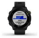 Relógio Garmin Forerunner 55 GPS Monitor Cardíaco 42mm Preto | Alfashop