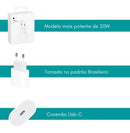 Caixinha Carregador De iPhone 11 12 Pro Turbo Usb-c 20w - Alfashop