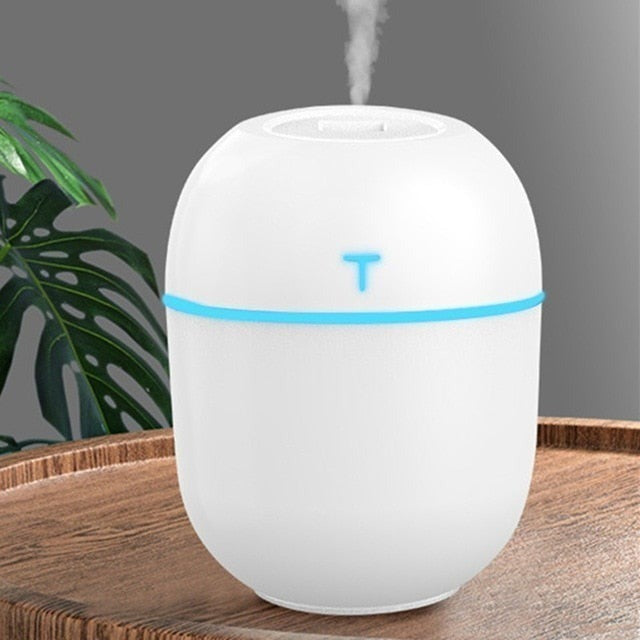 Mini Umidificador De Ar Ultrassônico Usb Portátil 250ml - Alfashop