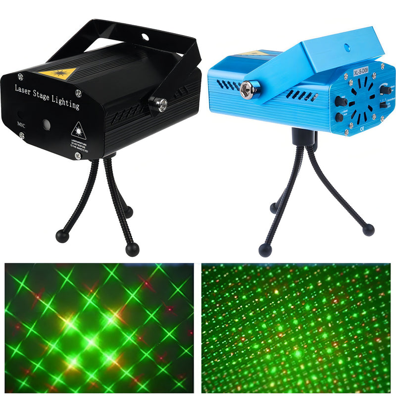 Mini Lazer Projetor Holografico Festa Luz Led Profissional 110V/220V - Alfashop