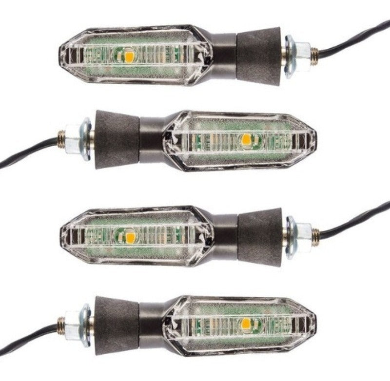 Kit 4 Piscas Seta Led Cb 250 Twister Xre 300 Titan 160 150 - Alfashop