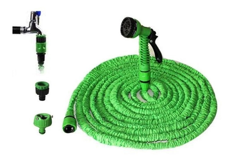 Mangueira Expande Automaticamente C/ Pistola Esguicho 15m - Alfashop