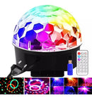 Globo Colorido Cristal Led Meia Bola Maluca Mágica Pendrive 110V/220V - Alfashop