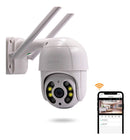 Câmera Externa Wi-Fi Smart Camera ABQ-A8 Ip Prova D'água Infravermelho HD Cor Branco Sem cartão - Alfashop