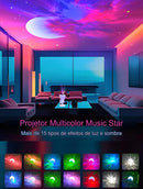 Luminária Astronauta Caixa Som Bluetooth Projetor Galaxias - Alfashop