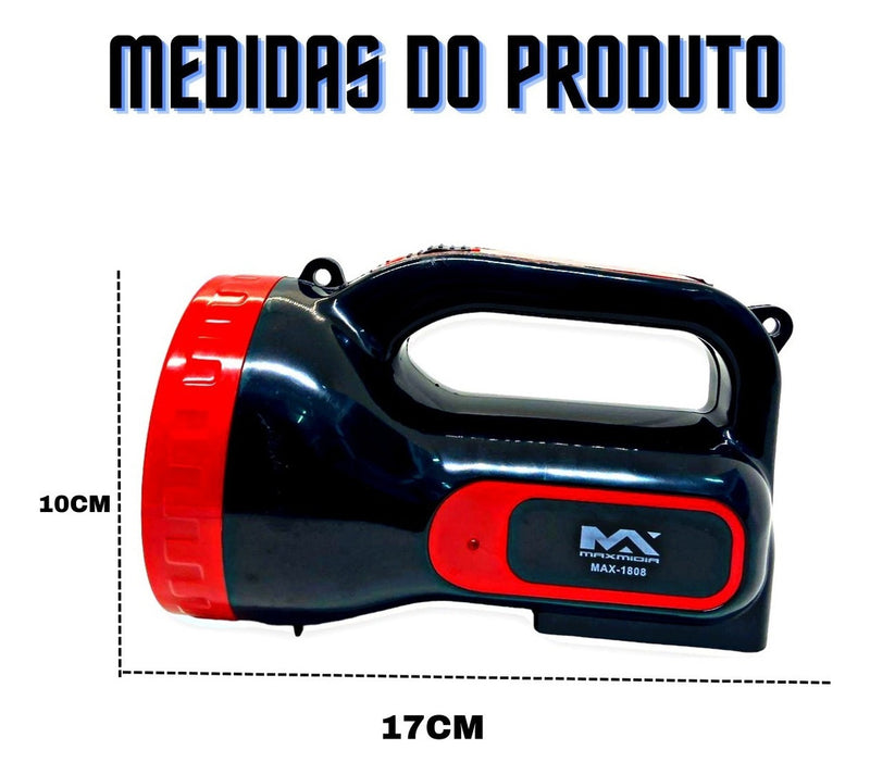 Lanterna De Led Tatica Longo Alcance Potente 18 Leds Bivolt - Alfashop