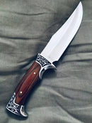 Faca Tática De Caça Pesca Super Afiada Aço Resistente - Alfashop