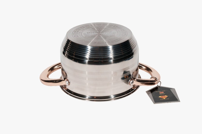 Jogo De Panelas Alemã - Aço Cirúrgico 23 Peças - Luxo - Azul - Alfashop