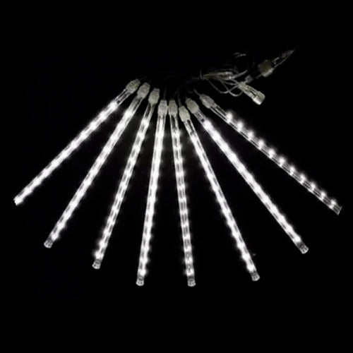 Cascata Bastão Led Natal Snowfall 8 Tubos Chuva Meteoro Cor Cor das luzes Branco quente 110V/220V - Alfashop