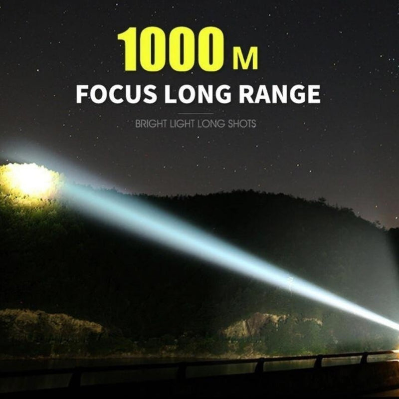 Lanterna Tática Holofote BMax Tocha Led P90 Muito Forte Preto Cor da luz Branco - Alfashop