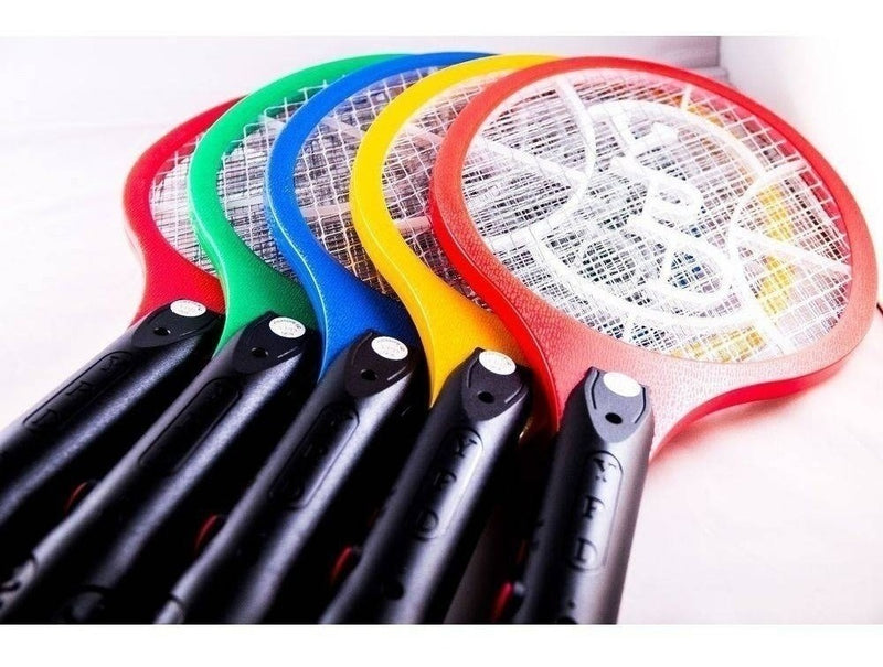 Kit 2 Raquetes Elétrica Mata Insetos Mosquito Pernilongos - Alfashop