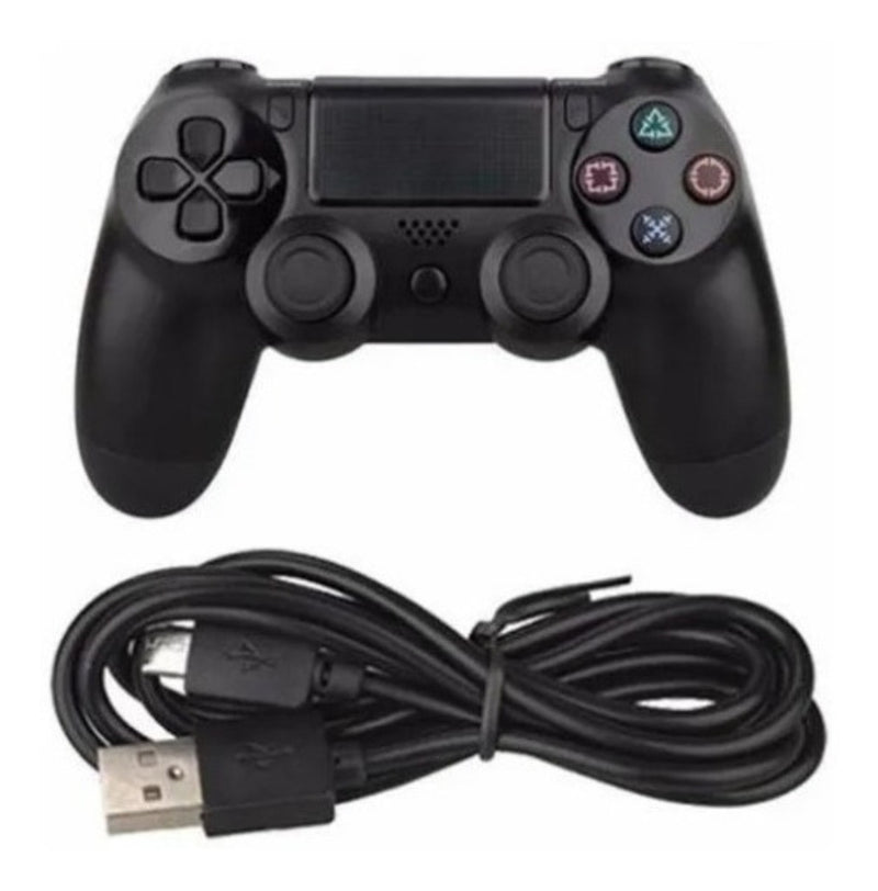 Controle FCA Compatível Com Ps4 Joystick Manete Ps4 Pc Cor Preto - Alfashop