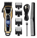 Maquina Profissional Cabelo E Barba Kemei Km-1933 Sem Fio - Alfashop