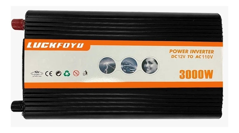 Inversor Potência 12v 110v 3000w Senoidal Onda Modificada - Alfashop