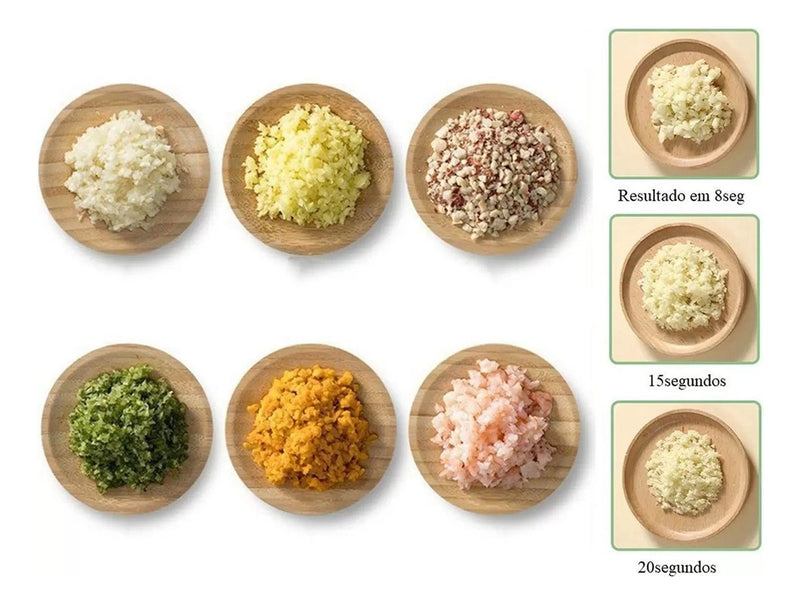 Cortador 4 Em 1 Conjunto De Fatiador De Legumes Elétrico - Alfashop