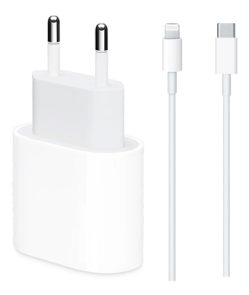 Carregador Turbo 20w iPhone 11 12 13 14 Fonte+ Cabo Completo - Alfashop