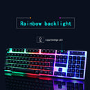 Kit Teclado E Mouse Gamer Multimídia Colorido Led Português - Alfashop