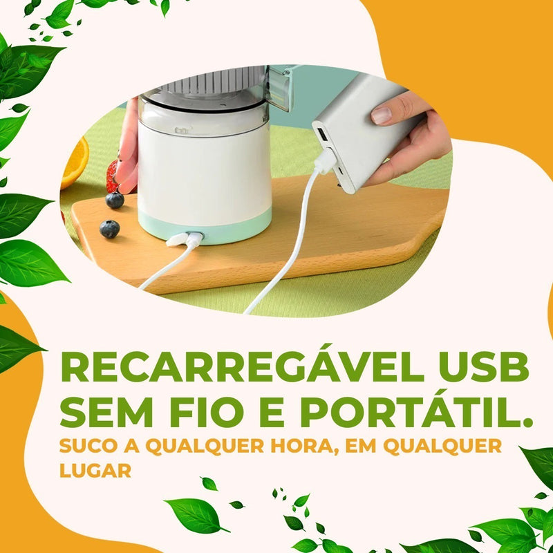 Espremedor Laranja Frutas Suco Mini Automático Elétrico - Alfashop