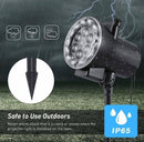 Projetor Natal Led Natalino Desenhos Laser Espeto Jardim - Alfashop