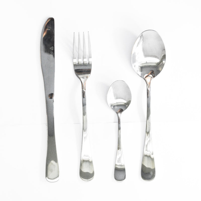 Conjunto De Talheres Dourado 16 Peças Dusseldorf Premium - Alfashop