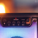 2 Caixa De Som Portatil Bluetooth 5.0 Caixinha Amplificada Led Liga/desliga 5 Modos Rgb Display Em Led Botão Bass Função Tws Rádio Fm Entrada Pendrive Cartão Micro Sd Microfone Pc Celular Notebook - Alfashop