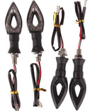 4 Piscas Seta De Moto Led Flecha Cristal Esportiva Universal - Alfashop