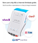 Mercado Pago Point Pro3  Maquininha Cartao 4g C/ Tela Touch - Alfashop
