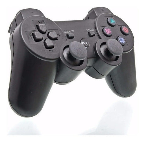 Controle Compatível Com Ps3 Manete Sem Fio - Imediato Cor Preto - Alfashop