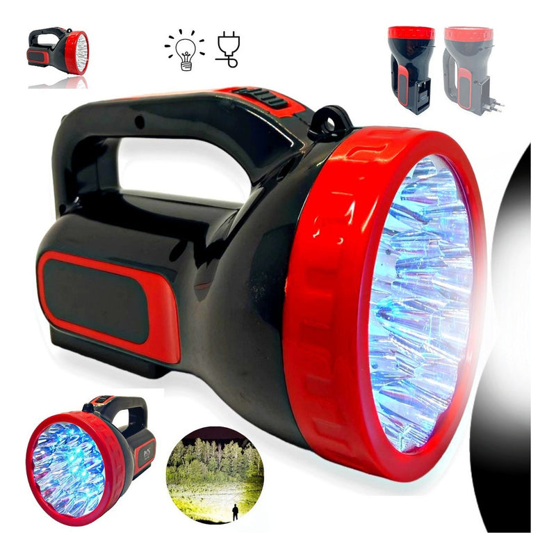 Lanterna De Led Tatica Longo Alcance Potente 18 Leds Bivolt - Alfashop