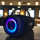 Caixa De Som Bluetooth Alfa Gold 60w Com Proteção Ipx6 Cor Preto 110V/220V - Alfashop