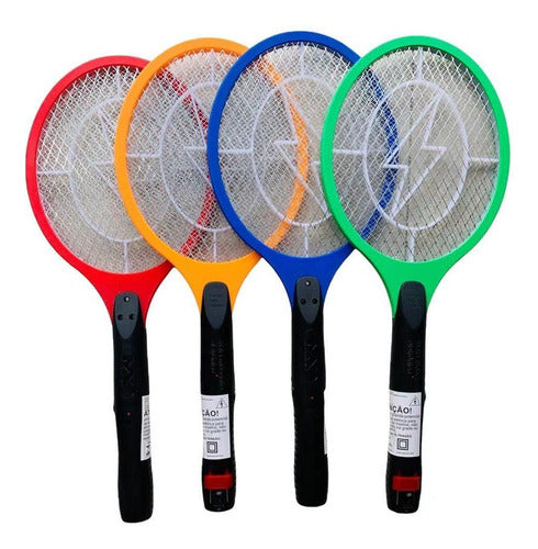 Raquete Mata Insetos Em Geral Bivolt Maxmidia - Alfashop