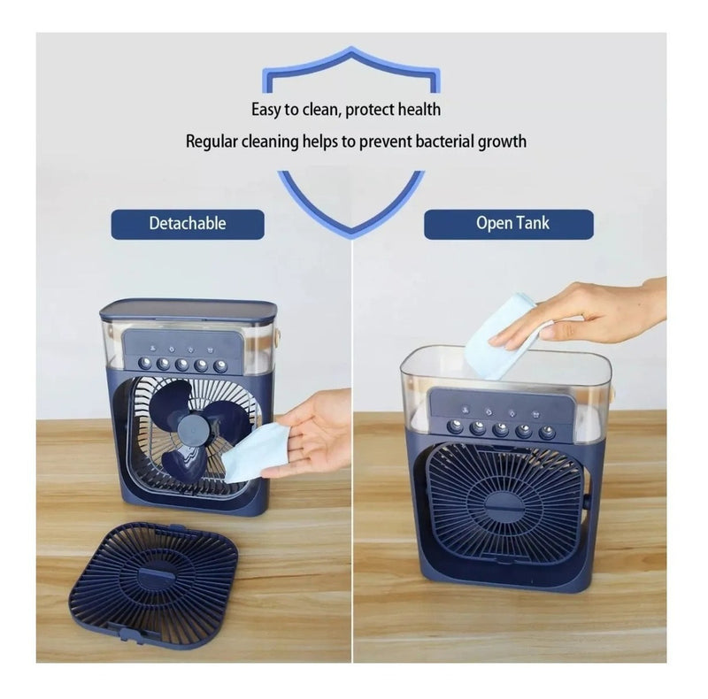 Mini Ar Condicionado Climatizador De Ar Frio Portátil Usb - Alfashop