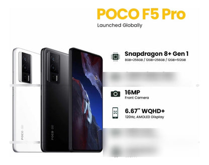 Celular Xiaomi Poco F5 Pro 5g 8/256gb Super Lançamento 2023 - Alfashop