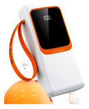 Carregador Portátil Power Bank 30000 Mah Turbo Carga Rápida Cor Branco - Alfashop